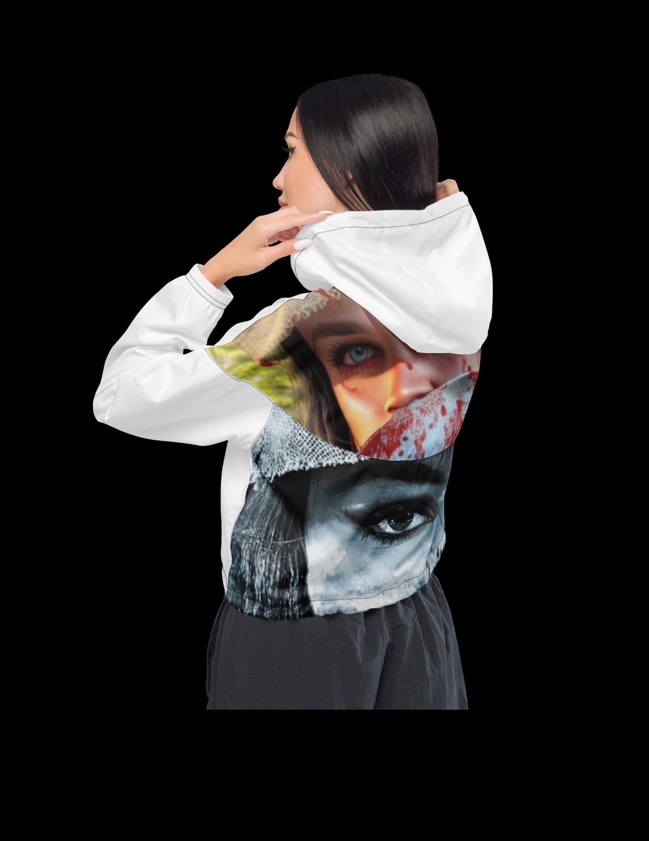 UGLYGLOW Cropped Women's Windbreaker