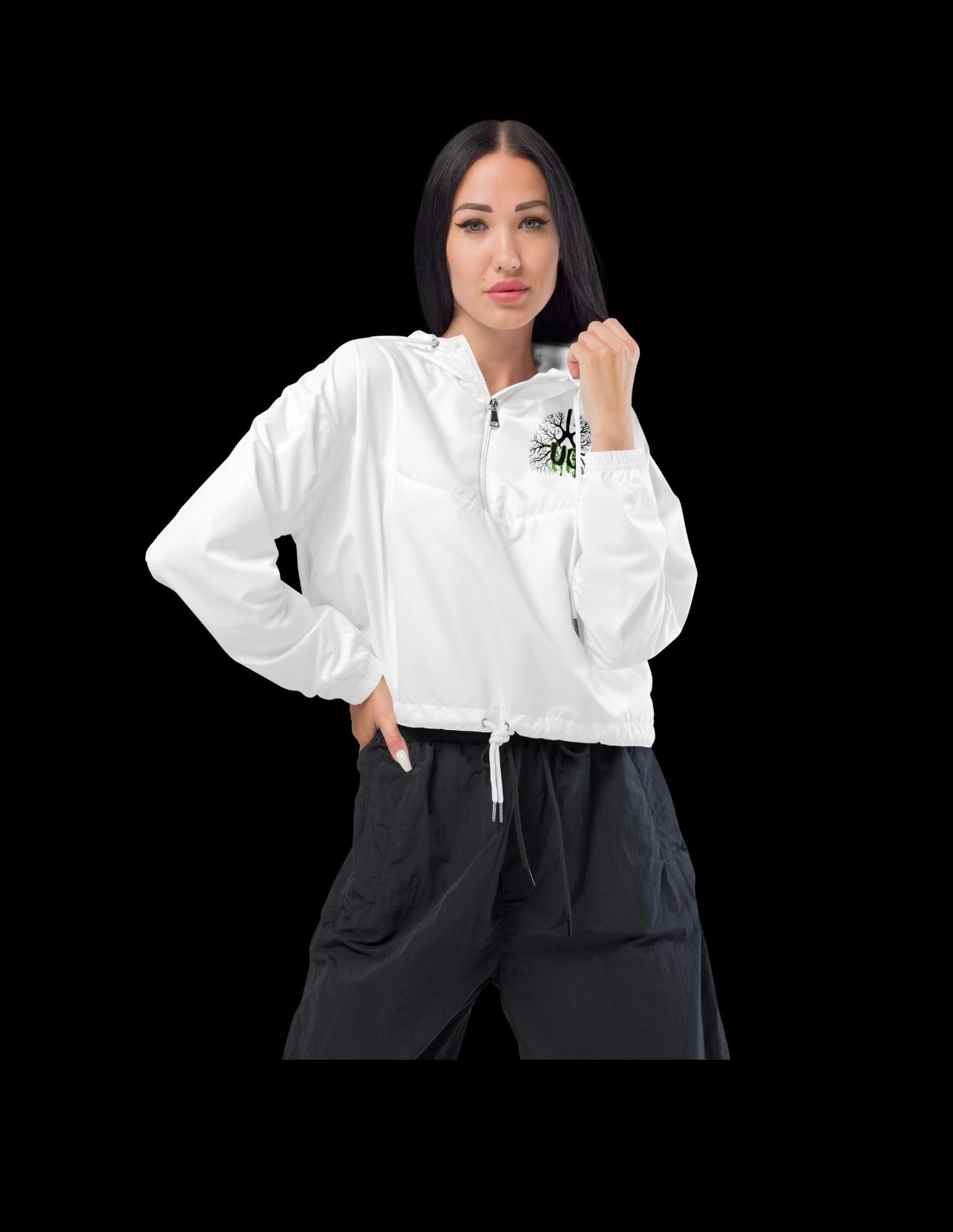 UGLYGLOW Cropped Women's Windbreaker