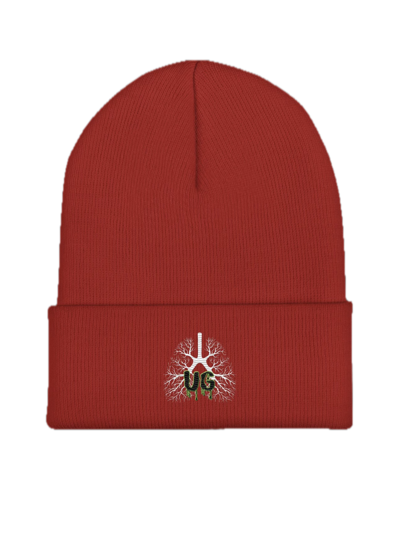 RED LOGO BEANIE