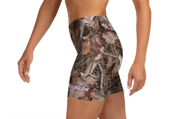 ALL OVER CAMO BIKER SHORTS